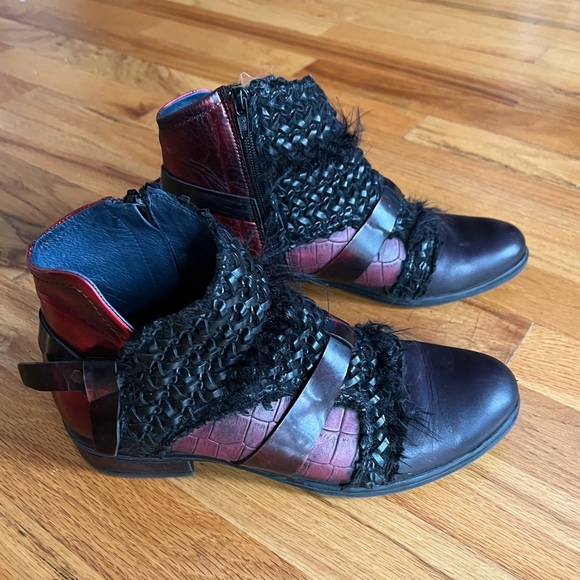 UNITY IN DIVERSITY Lauper Mixed Media Boots 37 - Picture 2 of 8